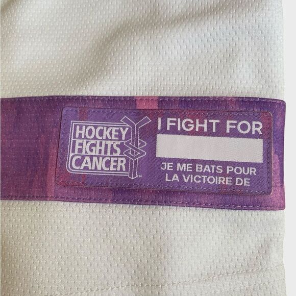 NWT Calgary Flames Hockey Fights Cancer 2024 Fanatics Authentic Jersey Men's S - Picture 9 of 16